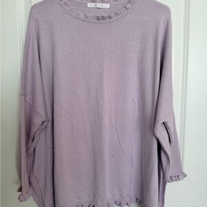 Mersea Catalina Ruffle Women's Sweater EUC